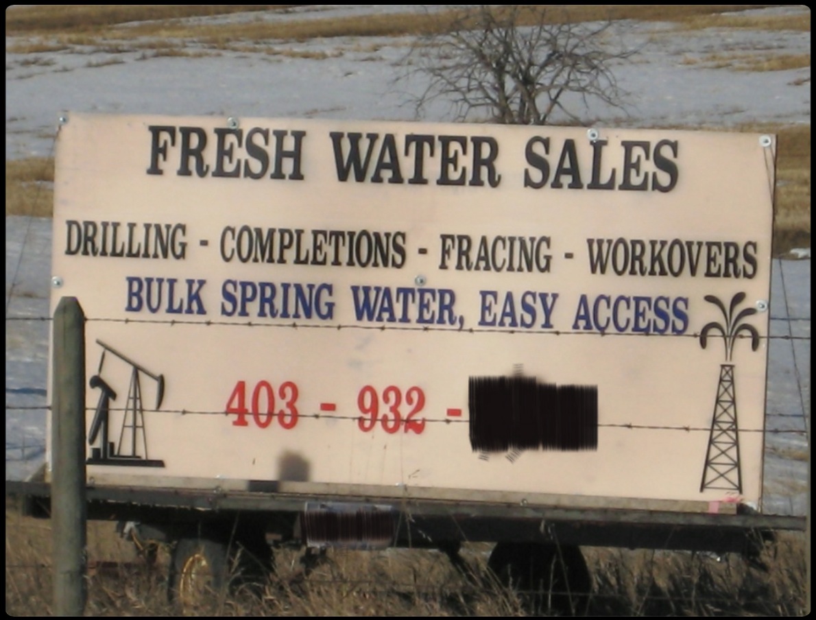 2012 Alberta Water For Sale