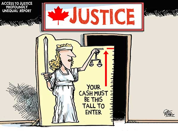 2013 Access to Justice in Canada terribly expensive