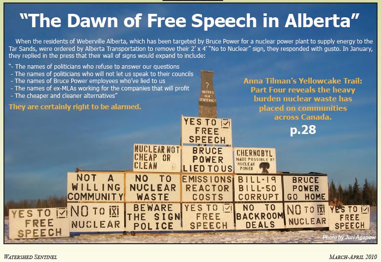 2010 April The Dawn of Free Speech in Alberta in Watershed Sentinel