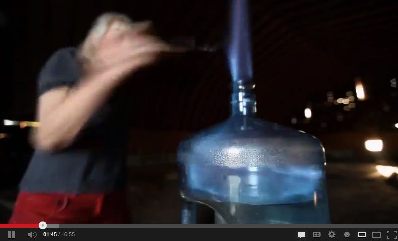 2011 Untested Science Screen Grab Ernst Flaming Water
