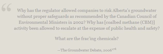2006 Nikiforuk Quote The Groundwater Debate