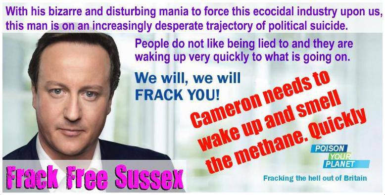 2013 08 12 Cameron needs to wake up and smell the methane. Quickly