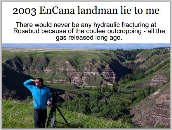 2003 Encana landman lie to Ernst