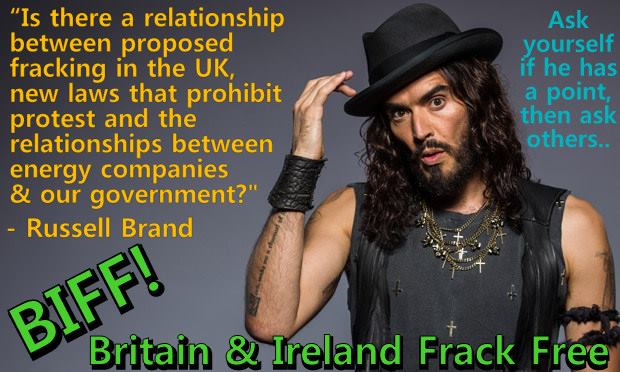 2013 09 13 Russell Brand on Fracking collusion w govt