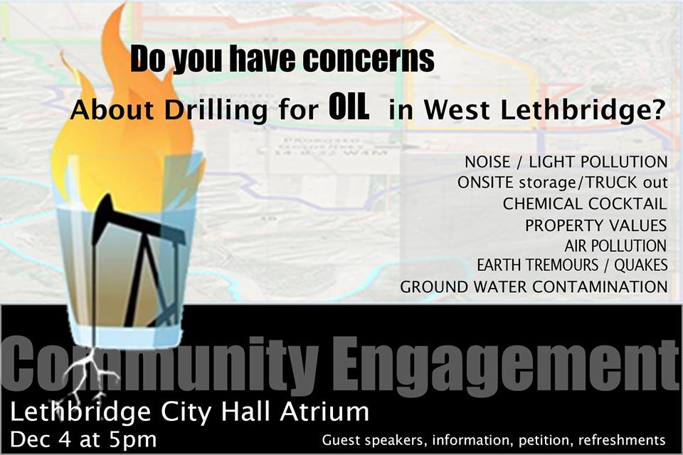 2013 12 05 Community Engagement - Drilling and Fracing in Lethbridge