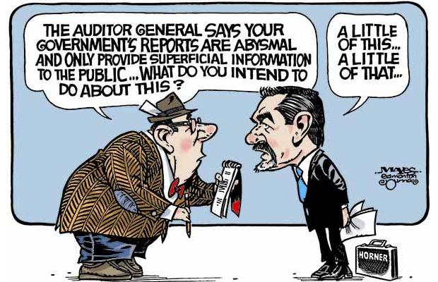 2014 07 10 Alberta Govt Abysmal, superficial information to the public cartoon