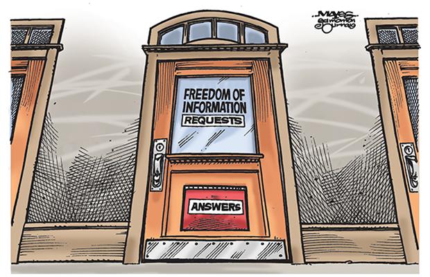 2014 07 10 Alberta Govt FOIP requests and answers, door closed to information in Alberta