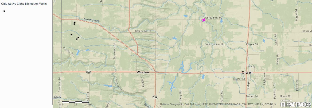 2014 07 18 Ohio class 2 waste injection wells, 5 west of home explosion location