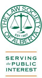 2014 11 The Law Society of Alberta, Serving the Public Interest