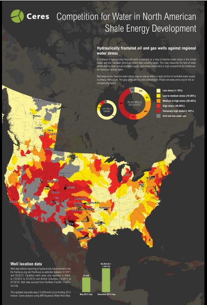 2014 02 Ceres Report on Water for Fracking in high water stress areas of North America