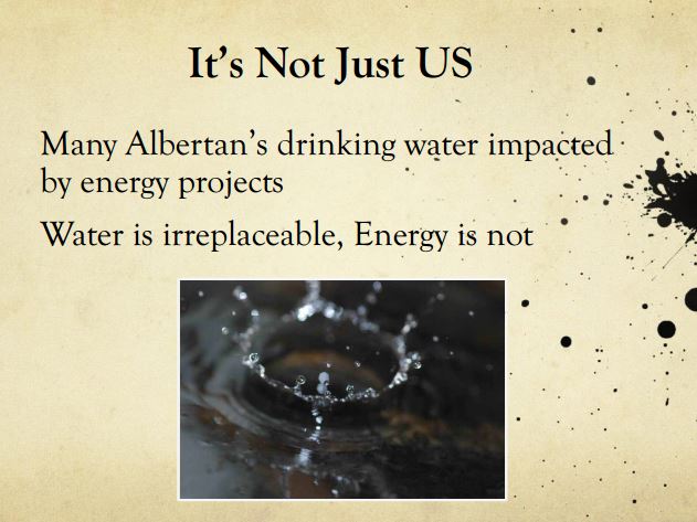 2014 03 13 Diana Daunheimer Fracturing our lives and how it affects us all Water irreplaceable Energy not