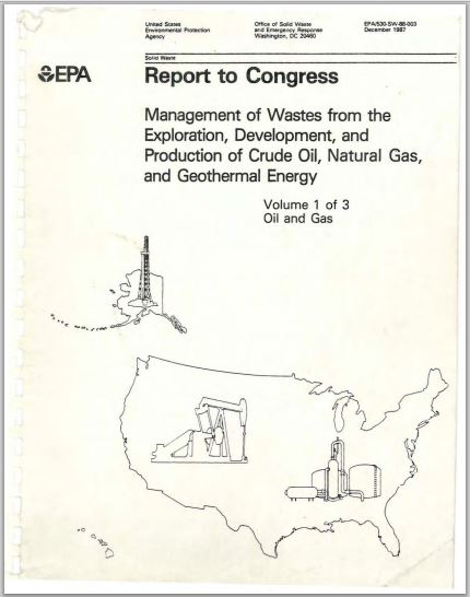 1987 EPAFrackingContaminationReport COVER