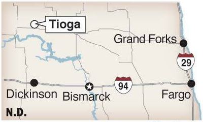Tioga North Dakota Frac Blow Out
