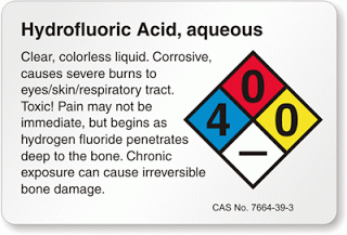 hydrofluoric acid hydrogen fluoride