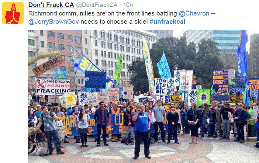 2015 02 07 8,000 people march against fracing, Dont Frack CA, Richmond communities front line against Chevron