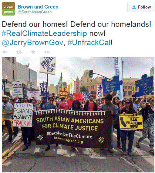 2015 02 07 8,000 people march against fracing, Dont Frack CA, south asians against fracking, ban fracking now