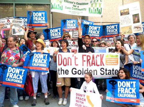2015 02 07 8,000 plus people march, dont frack the golden state, dont frack with our water