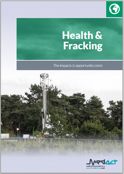 2015 03 30 UK Medact health fracing report cover