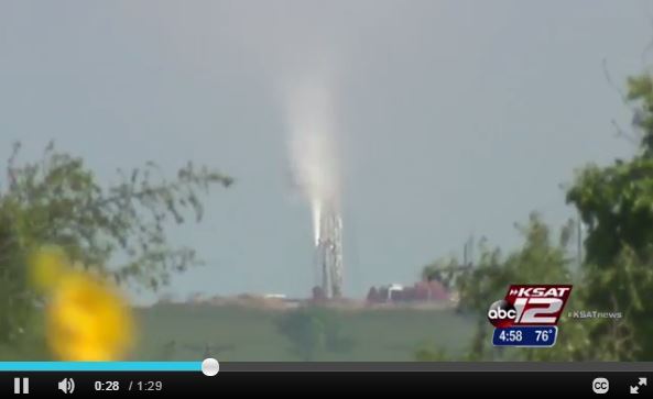 2015 05 21 Encana well blow out snap from clip by KSAT