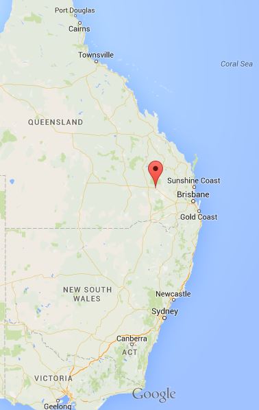 2015 08 10 google map Chinchilla, SE Queensland, Australia
