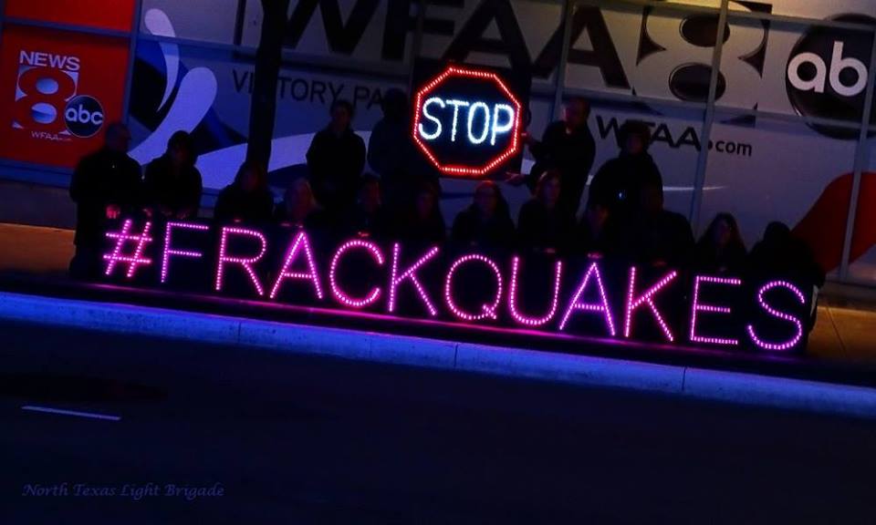 2015 Irving Impact, Stop Frackquakes Facebook Header photo