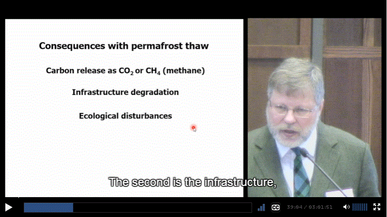 2016 03 01 Christopher Burn at Adele Hurley Munk Conf on fracing in permafrost, consequences w permafrost thaw