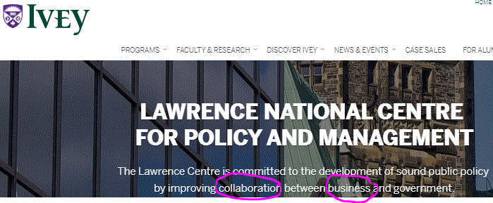 2016 04 05 snap from Ivey Lawrence National Centre for Policy and Management, Paul Boothe chosen by Ab NDP govt to blame the public for AEMERA's failure