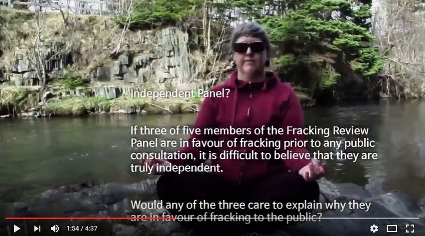 2016 06 02 snap of NLHFRP 'Independent panel' in Dont frack NL musical submission to NLHFRP and petroculture 2016