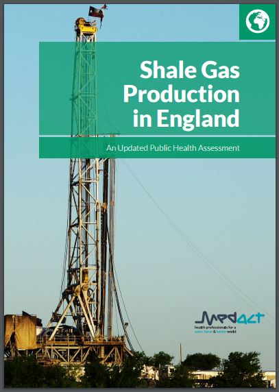 2016 07 07 Shale Gas Production in England, Updated Public Health Assessment
