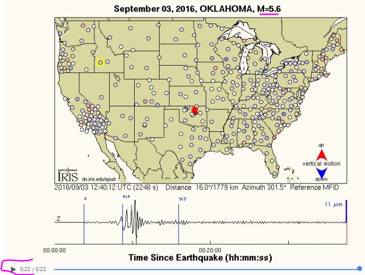 2016 09 03 Oklahoma 5.6M earthquake vertical-component GMV