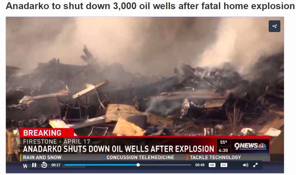 2017 04 26 Anadarko shuts down oil wells after home explosion killed two, including high school science teacher 3a