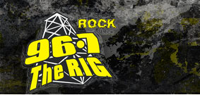 96.7 Rock, The Rig logo