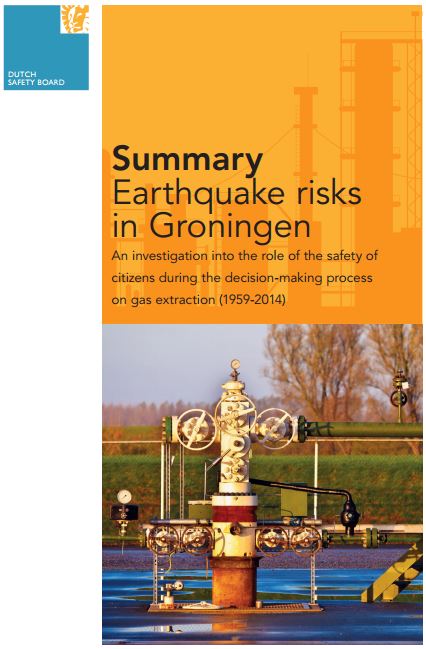 1959-2014 Dutch Safety Board Summary English, Earthquake risks in Groningen
