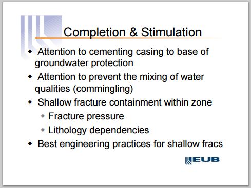 2004 05 12 AER, then EUB, Manager Jim Reid presentation on high risk shallow frac operations 5