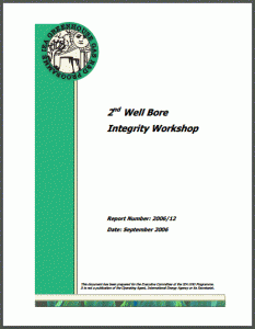 2006 09 IEA 2nd international wellbore integrity meeting, cover