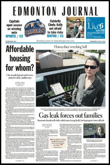 2010-edm-journal-front-page-on-calmar-alberta-leaking-wells-by-imperial-forces-out-families