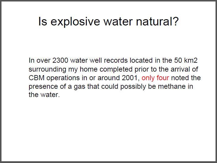 2011 05 03 Jessica Ernst presents on fracing at UN, New York City, is methane contamianted explosive water natural