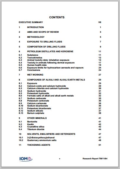 2011 IOM Tble Contents 1