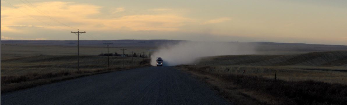 2011 Oil and gas industry caused dust in Rosebud Alberta