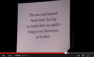 2012 02 24 Jessica Ernst presents in County Lietrim, Republic of Ireland, 'Fracing brings a war that knows no borders'