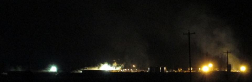 2012 night frac in Alberta, hold your breath, all night long