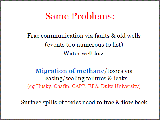 2012 propane butane gasfracs, waterless fracs, same problems as N2, water fracs, slide Ireland Ernst presentation