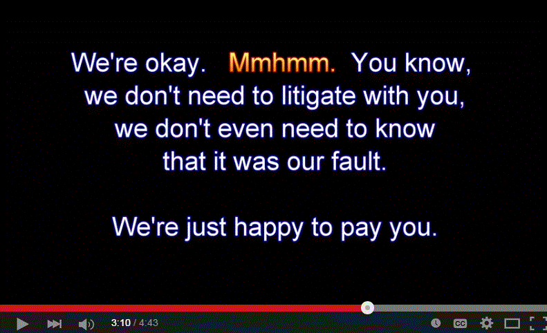 2013 09 23 AER lawyer Glenn Solomon 'We're just happy to pay  you' for your frac contaminated water