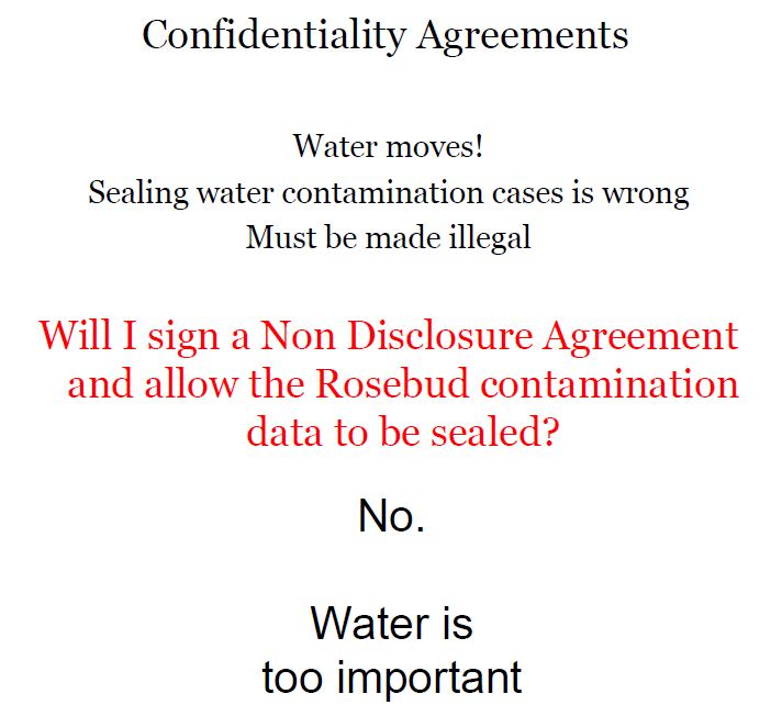 Gag orders for Water Contamination Cases Screen Capture Ernst Presentations