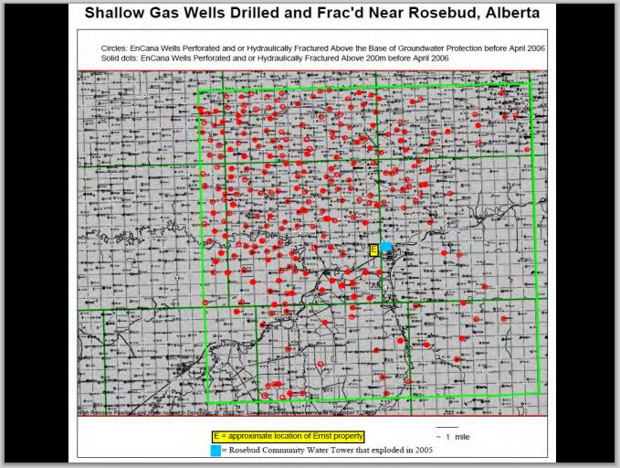 2006 04 01 EnCana Shallow Fracs at Rosebud Alberta up to April 2006