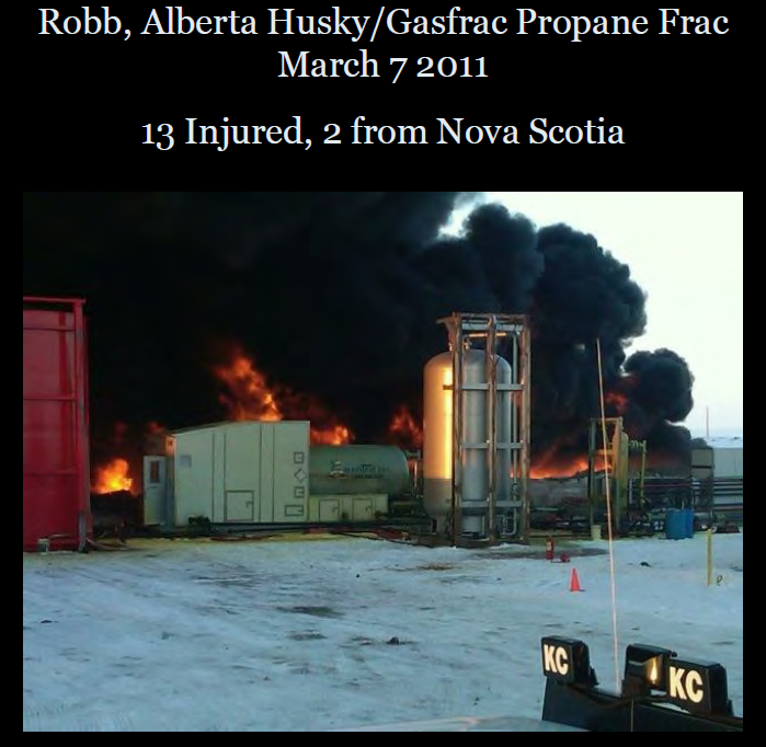 2011 03 07 gasfrac explosion 13 injured edson AB