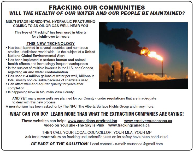 2013 07 02 Frac Moratorium Ad Mountain View Gazette