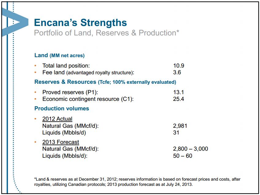 2013 07 24 Encana's liquid rich strengths
