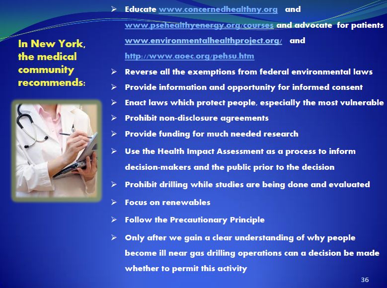 2013 09 Dr. Larysa Dyrszka presentation in Ukraine NY medical community recommendations