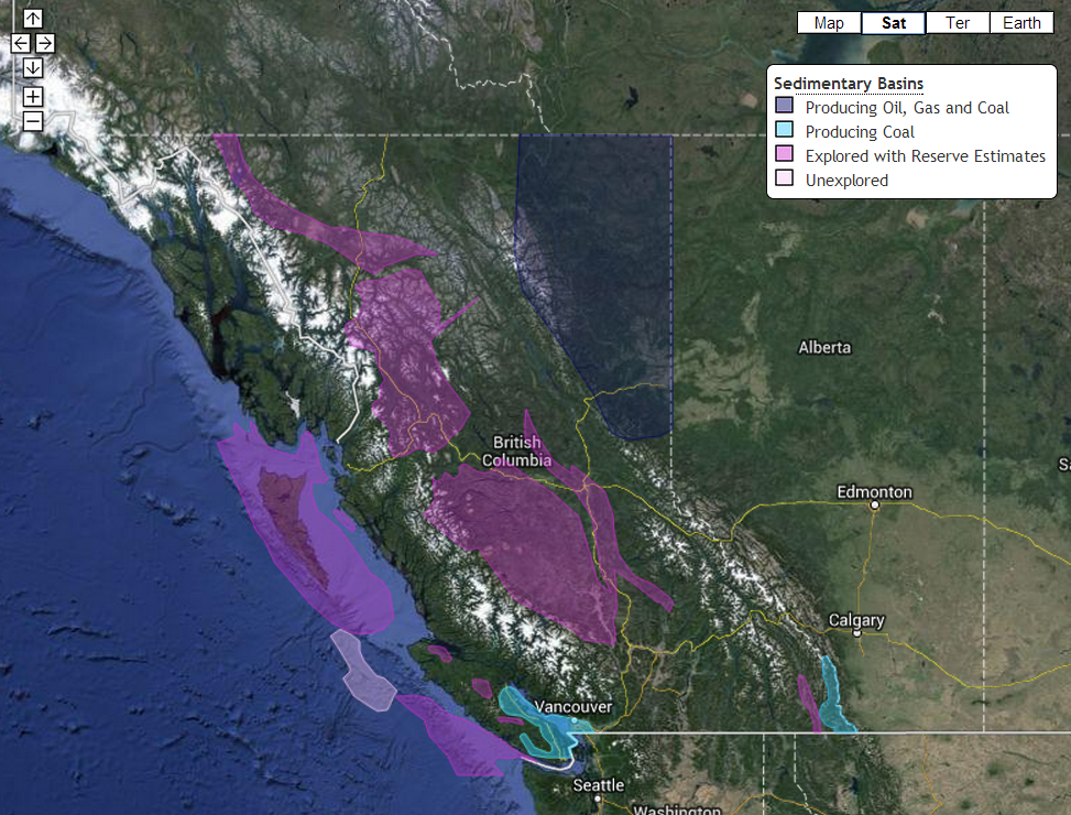 2013 CBM and other frac fields in BC